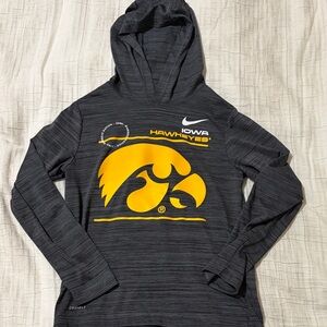 Nike Black & Yellow Iowa Hawkeyes Pullover Hoodie